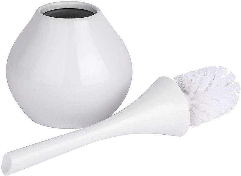 WENKO WC-Garnitur Flakon, Bürstenkopf-Durchmesser 6,5 cm günstig online kaufen