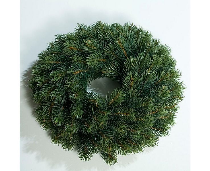 Winterliche Kunstpflanze künstlicher Edeltannenkranz, mucPlants günstig online kaufen