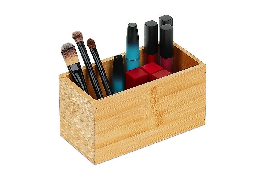 relaxdays Aufbewahrungsbox Ordnungsbox Bambus günstig online kaufen