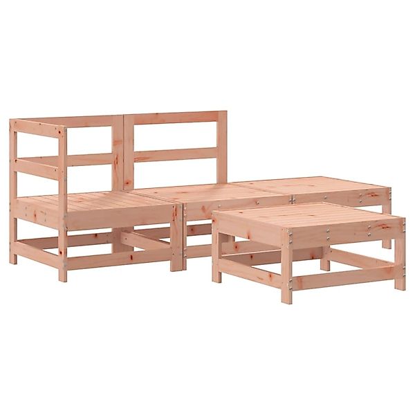 vidaXL 4-Tlg Garten-Lounge-Set Massivholz Douglasie 3186499 günstig online kaufen