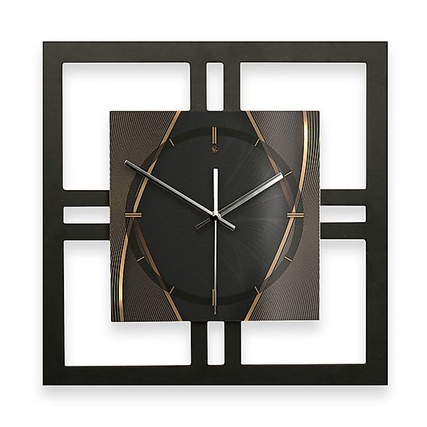 Kreative Feder Wanduhr Designer-WANDUHR „Black & günstig online kaufen