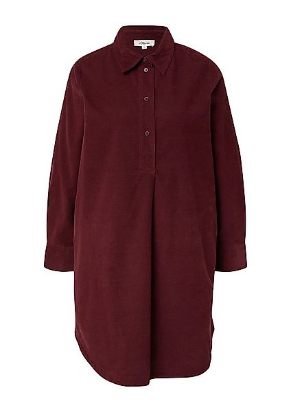 s.Oliver Minikleid Kleid Feincord-Kleid im Relaxed Fit mit Eingrifftaschen günstig online kaufen