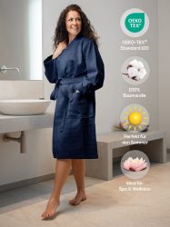 SIEGENTHAL Morgenmantel SIEGENTHAL® Damen Bademantel Waffelpique günstig online kaufen