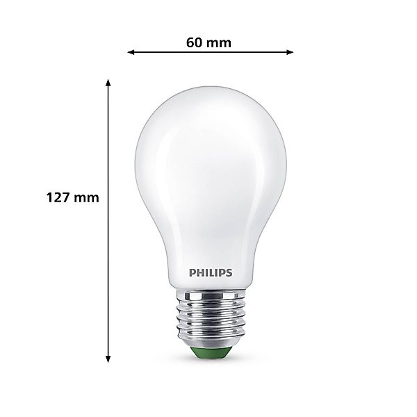 Philips E27 LED-Lampe A60 4W 840lm 2700K matt 3er-Pack günstig online kaufen