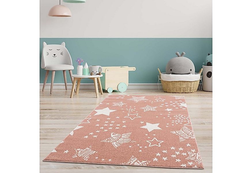 Carpet City Kinderteppich Anime9387, rechteckig, Höhe: 11 mm, Sternen-Teppi günstig online kaufen