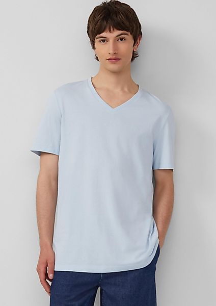 s.Oliver Kurzarmshirt T-Shirt Jersey-T-Shirt mit V-Ausschnitt günstig online kaufen