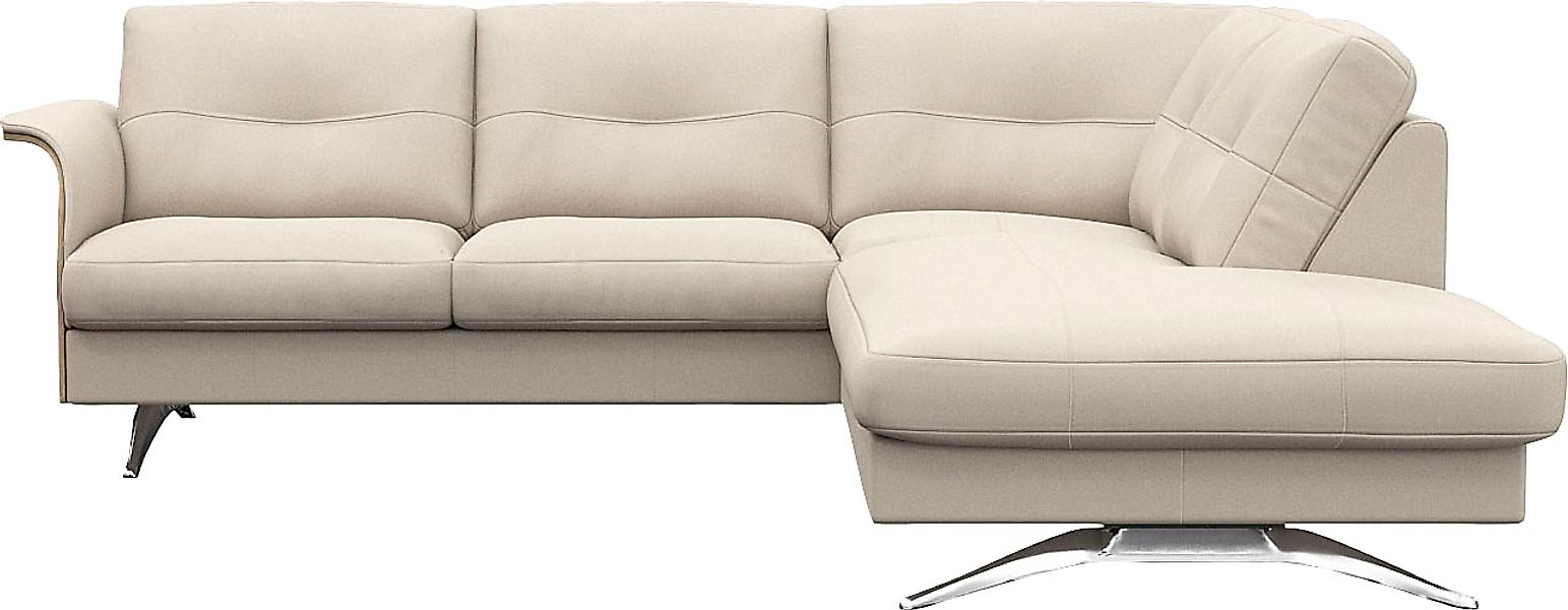 FLEXLUX Ecksofa »Glow, super bequem durch hochwertigem Sitzaufbau mit Feder günstig online kaufen