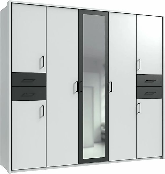 Wimex Drehtürenschrank "Vegas", inklusive Passepartout-Rahmen, mit Spiegelt günstig online kaufen