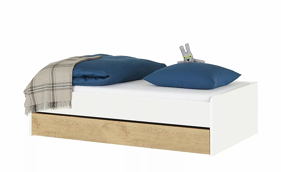 Duobett  Grow Up ¦ weiß ¦ Maße (cm): B: 97 H: 54,5 Betten > Bettgestelle - günstig online kaufen