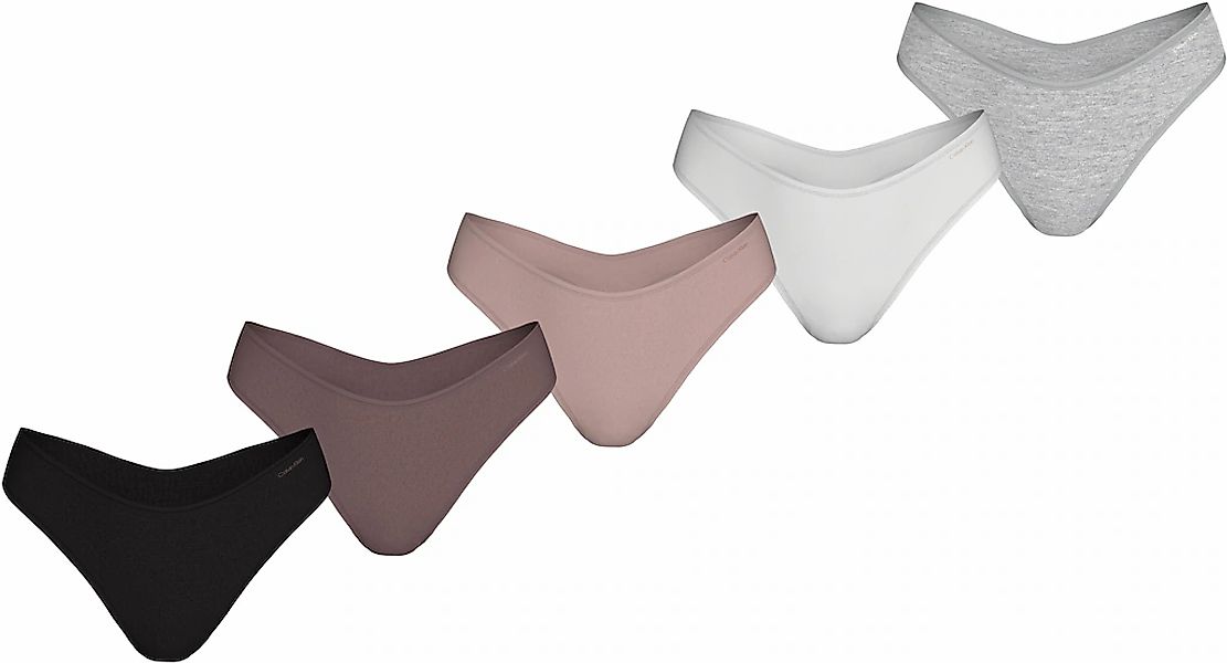 Calvin Klein Underwear Tanga "THONG 5PK" Packung, 5er-Pack, mit Logo-Schrif günstig online kaufen