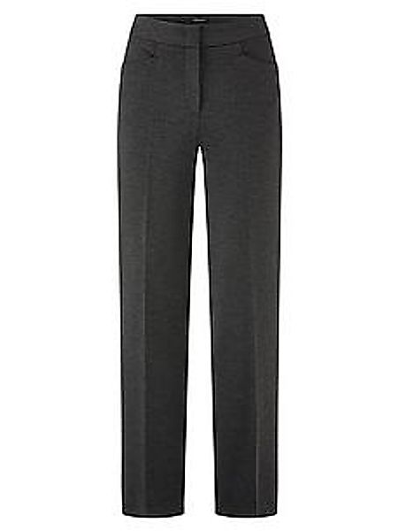 Knöchellange Straight Fit-Hose Peter Hahn grau günstig online kaufen