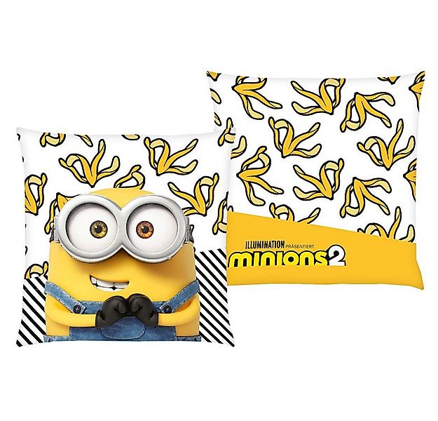 Herding Dekokissen Banana Bob Minions 40 x 40 cm Kinder Deko-Kissen Kuschel günstig online kaufen