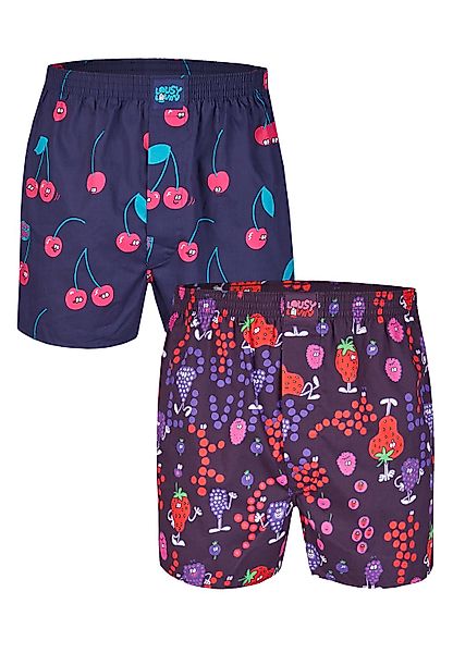 Lousy Livin Boxershorts "Cherry & Berry", im 2er-Pack mit buntem Design günstig online kaufen