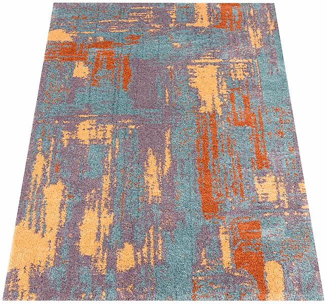 Paco Home Hochflor-Teppich "Padua 621" rechteckig 34 mm Höhe Kurzflor, mode günstig online kaufen