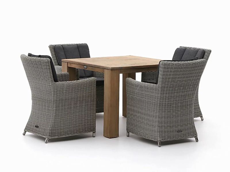Intenso Adriano/ROUGH-X 100 cm Gartenmöbel-Set 5-teilig günstig online kaufen