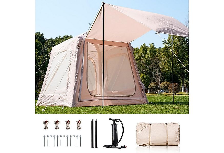Meulbaty aufblasbares Zelt Vordach Luftzelt mit großem Luftpumpe, Personen: günstig online kaufen