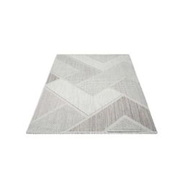 payé Teppich Linda 77 Kurzflor 160x230 cm Grün Geo-Muster günstig online kaufen
