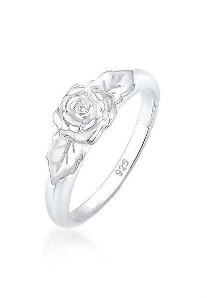 Elli Fingerring Rosenblüte Blume Vintage Look Trend 925 Silber günstig online kaufen