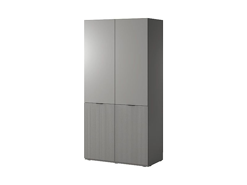 Compleo Kleiderschrank mit Fronten gefräst und günstig online kaufen