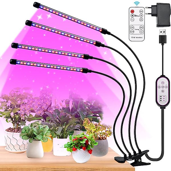 Kityhome Pflanzenlampe Pflanzenlampe LED-Wachstumslicht für Zimmerpflanzen, günstig online kaufen