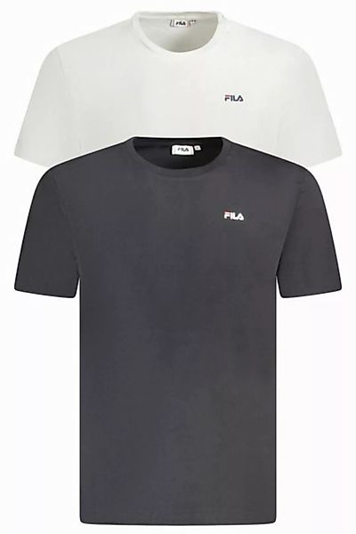 Fila T-Shirt Herren Kurzarm T-Shirt Doppelpack Weiß/Schwarz aus günstig online kaufen