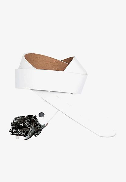 Cipo & Baxx Ledergürtel, mit cooler Totenkopfschnalle günstig online kaufen