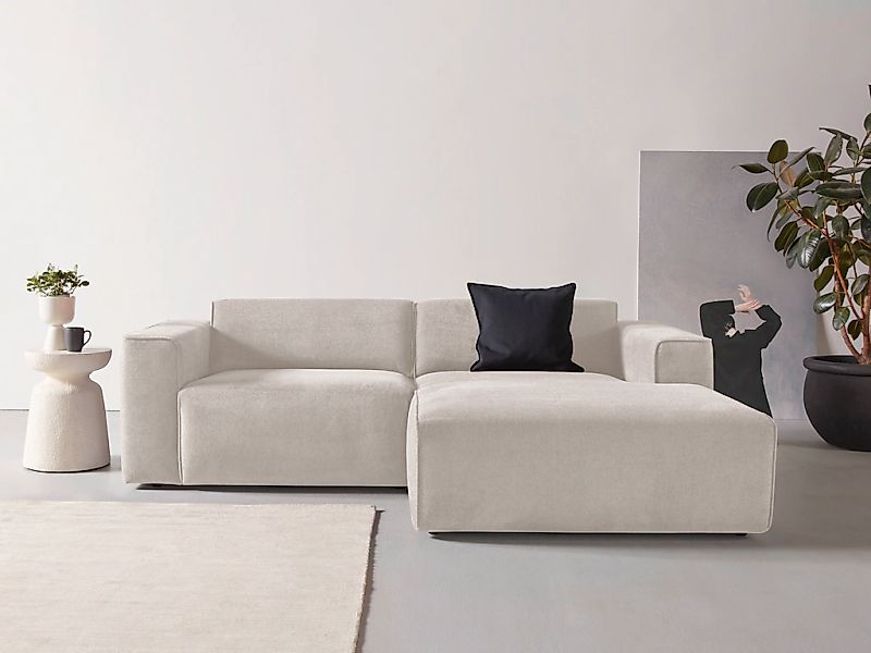 Home affaire Ecksofa "Noord mit Kedernaht, Breite 234 cm, L-Form" mit Keder günstig online kaufen