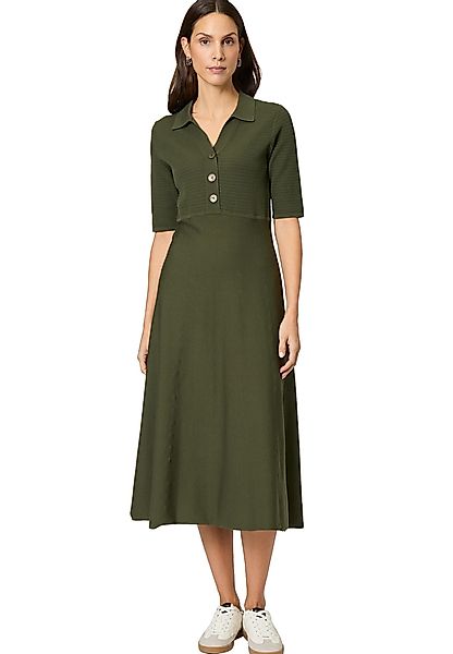 Zero Strickkleid zero Strickkleid mit Knopfleiste günstig online kaufen
