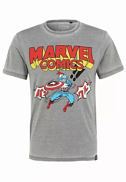 Recovered T-Shirt Marvel Comics Captain America Japan GOTS zertifizierte Bi günstig online kaufen