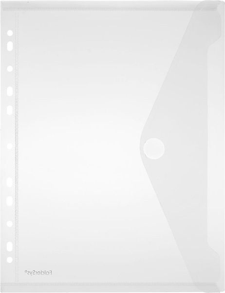 FOLDERSYS Fächermappe Sammelhülle A4 Lochrand transparent. günstig online kaufen
