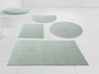 my home Badematte "Dalia, Badvorleger, Badezimmer Teppich" Höhe 4 mm fußbod günstig online kaufen