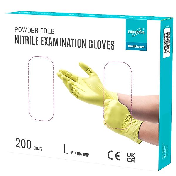 EUROPAPA Nitril-Handschuhe Medical Einmalhandschuhe Untersuchungshandschuhe günstig online kaufen
