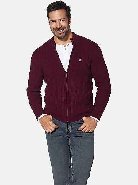 Jan Vanderstorm Strickjacke ONERVA mit edlem Strickmuster günstig online kaufen
