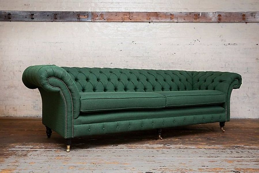 JVmoebel Chesterfield-Sofa Knopf Sofa Chaesterfield Sofas 4 Sitzer Couch Po günstig online kaufen