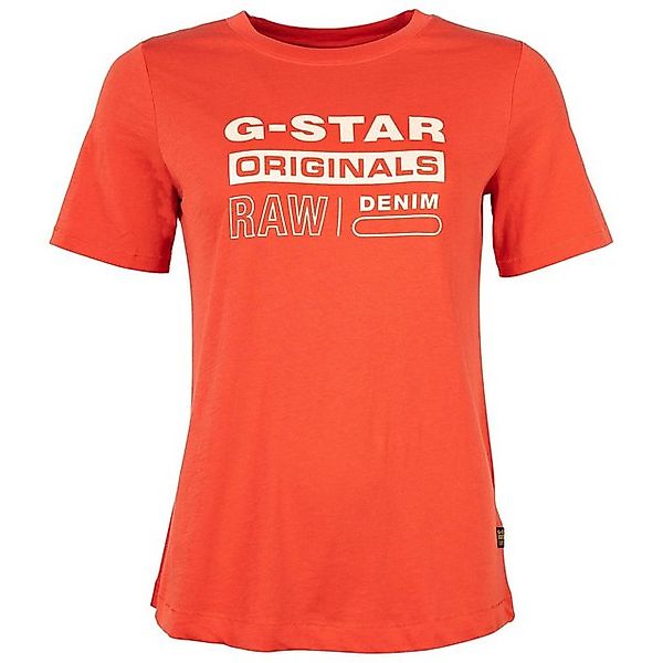 G-STAR T-Shirt "T-Shirt Originals Label Regular Fit Tee 1er Pack" günstig online kaufen