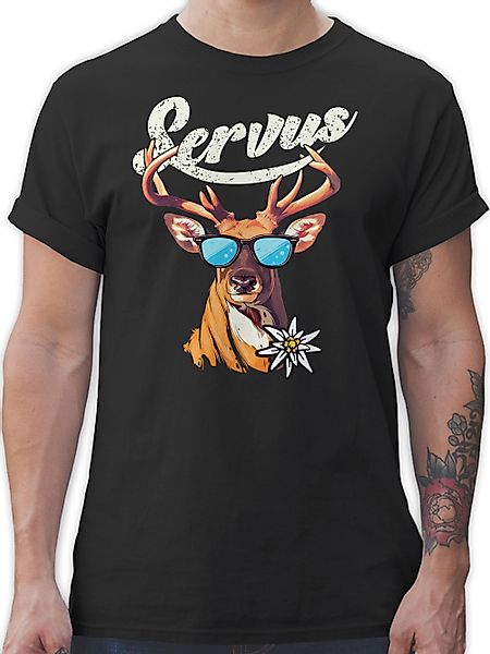 Shirtracer T-Shirt Servus Hirsch Mode für günstig online kaufen
