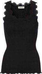 rosemunde Tanktop "Babette Silk Top" Vintage-Spitzenbesatz, breite Träger, günstig online kaufen