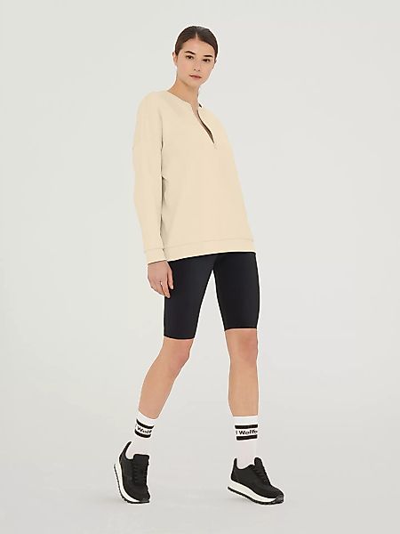 Wolford - Sweater Top Long Sleeves, Frau, moon shell, Größe: L günstig online kaufen