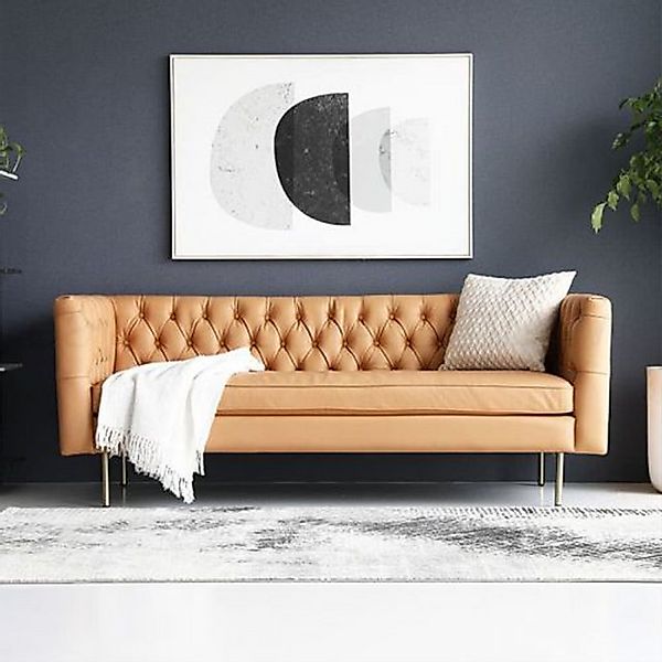 Xlmoebel Sofa Hochwertiges Stoff-Sofa Chesterfield Couch Luxus Polstermöbel günstig online kaufen