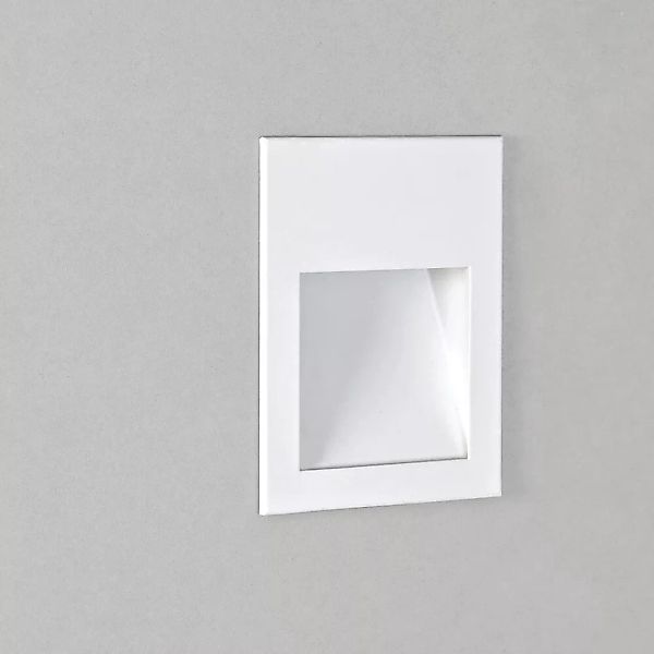LED Wandeinbauleuchte Borgo in Weiß 1W 30lm 70x54mm 3000K günstig online kaufen
