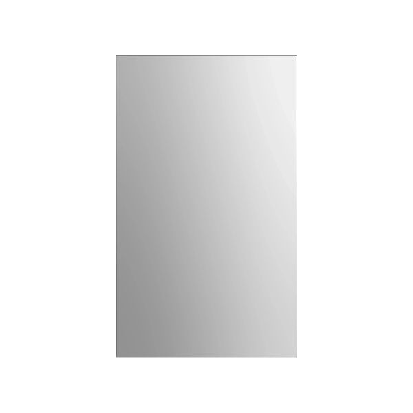 Kristall-Form Sanitärspiegel Jump 60 cm x 100 cm Silber rechteckig günstig online kaufen