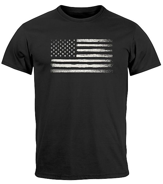 Neverless Print-Shirt Herren T-Shirt USA Flagge günstig online kaufen