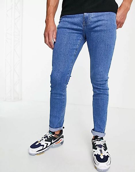 Bolongaro Trevor – Eng geschnittene Jeans-Blau günstig online kaufen