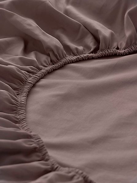 hessnatur Jersey Spannbettlaken aus Bio-Baumwolle - braun - Größe 90-100x20 günstig online kaufen