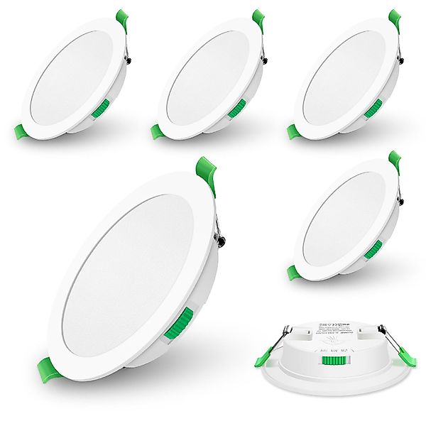 ALUSSO LED Einbaustrahler 6er-Set, Decken Leuchte, günstig online kaufen