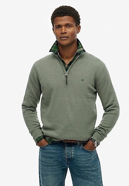 Superdry Troyer ESSENTIALS COTTON HALF ZIP günstig online kaufen