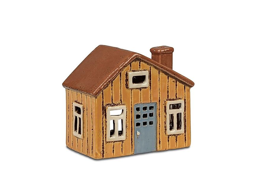 formano Windlicht Häuser, Farbe: Orange, Motiv: Haus günstig online kaufen