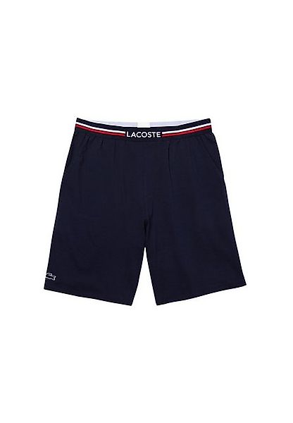 Lacoste Pyjamashorts Pyjamashorts Pyjama-Shorts mit Trikolor-Bund günstig online kaufen