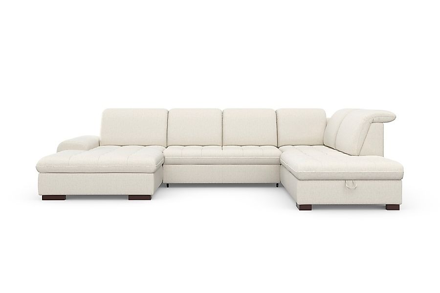 sit&more Wohnlandschaft »Luxor U-Form«, wahlweise mit Bettfunktion, Bettkas günstig online kaufen