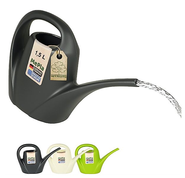 Heimwerkercenter Übertopf MePla - Kunststoff Gießkanne 1,5l Indoor - anthra günstig online kaufen
